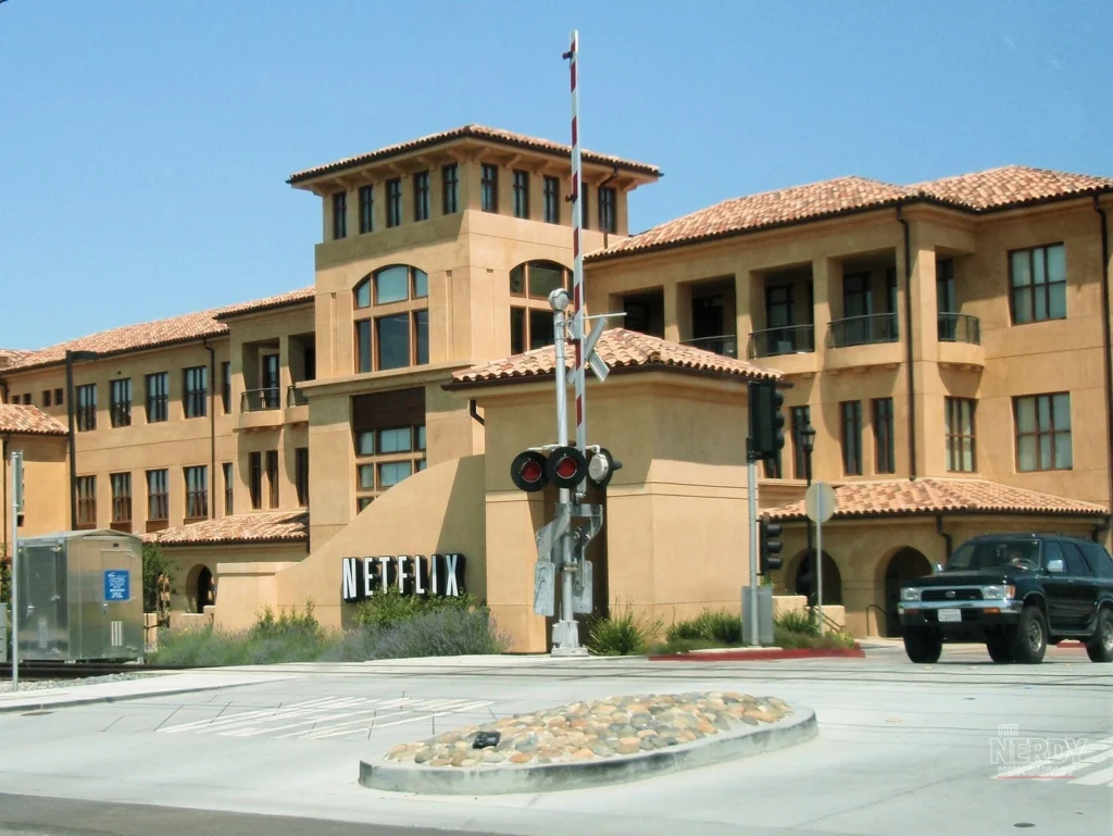 Netflix headquarters in Los Gatos, California, after the weak Netflix Q4 forecast