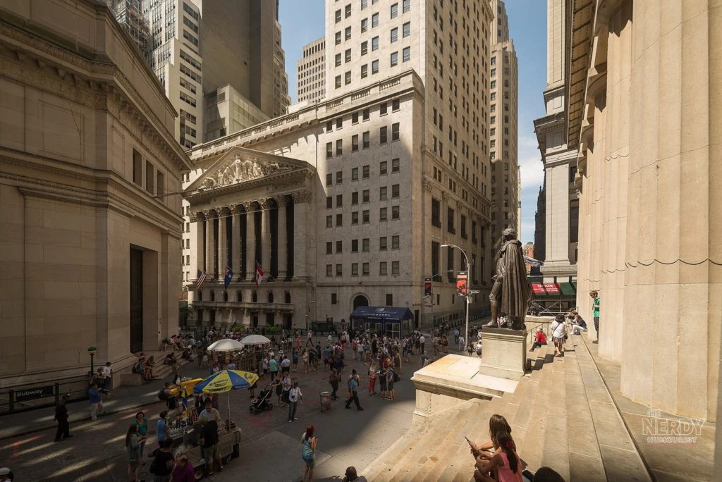 The New York Stock Exchange, where Netflix shares fell nearly 7% after the weak Netflix Q4 forecast