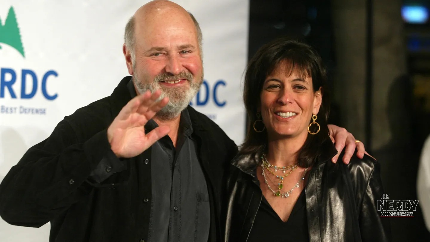 Rob Reiner and wife Michele Singer Reiner together at a red-carpet event