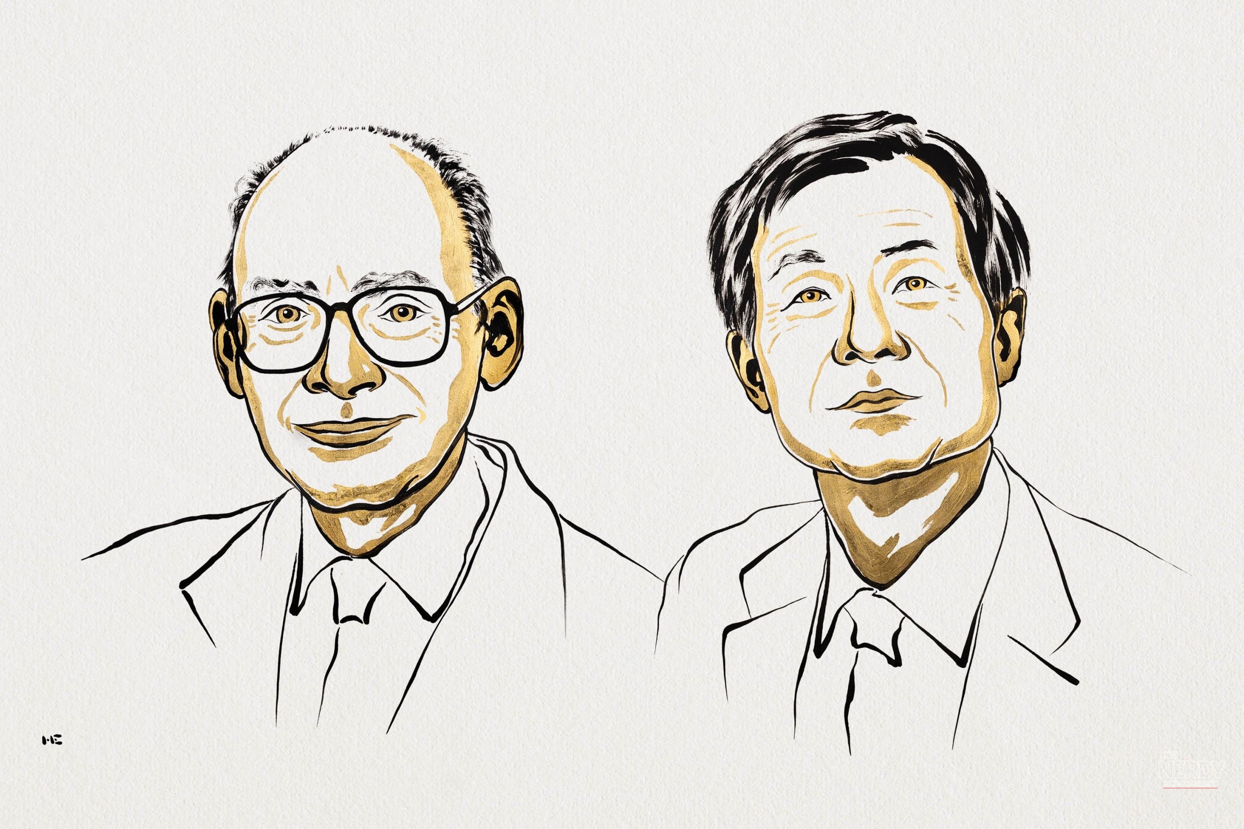 Official Nobel Prize portraits of Henri B. Kagan and Kenso Soai, winners of the Nobel Prize Chemistry 2026