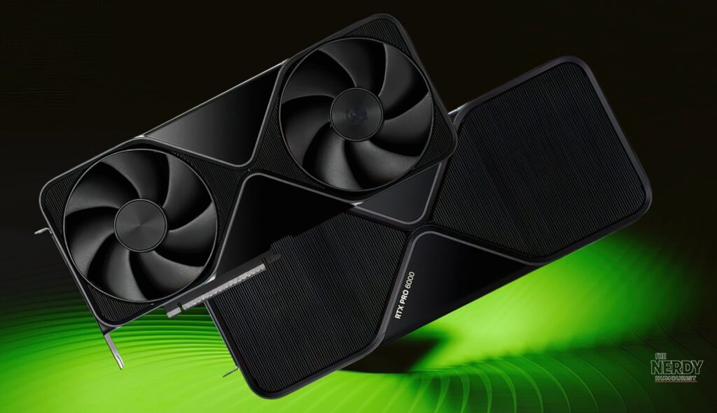 Nvidia RTX Pro 6000 Blackwell workstation card, which uses the same GB202 die as the reportedly discontinued RTX 5090.
