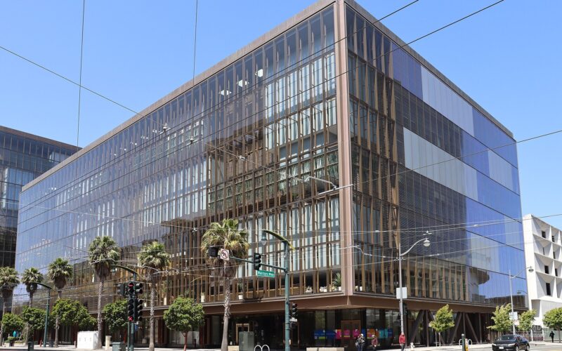 OpenAI's San Francisco headquarters ahead of the OpenAI text watermark EU rollout