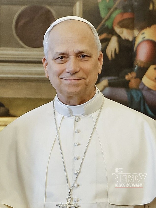 Pope Leo XIV lung cancer diagnosis: official portrait of Pope Leo XIV