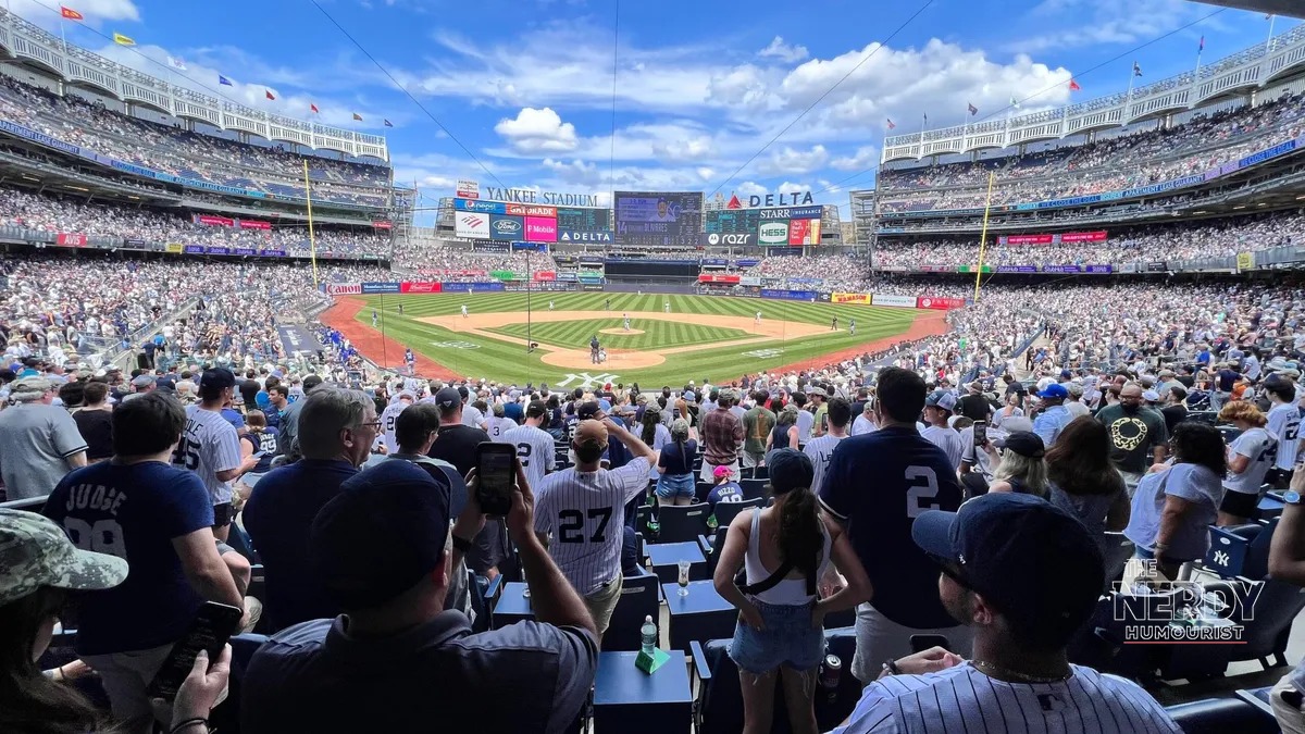 Yankee Stadium crowd during the 2026 ALDS, which ended in a Rays sweep of the Yankees