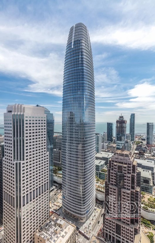 The San Francisco skyline with Salesforce Tower — Salesforce layoffs October 2026 took effect on October 5 with no reason given in the WARN filings