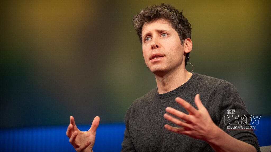 OpenAI CEO Sam Altman speaking — the Sam Altman AI risks interview with Politico's Decoded newsletter was published October 4
