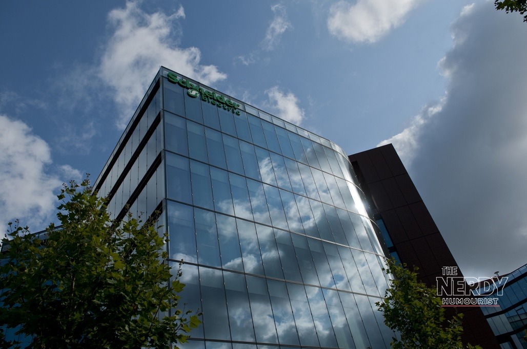 Schneider Electric PTC acquisition $22.6B: Schneider Electric corporate building with company branding