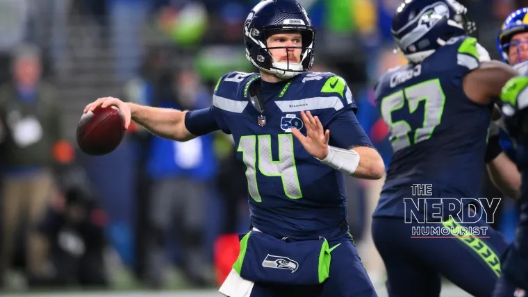 Sam Darnold throws for the Seahawks ahead of the Broncos game on Thursday night