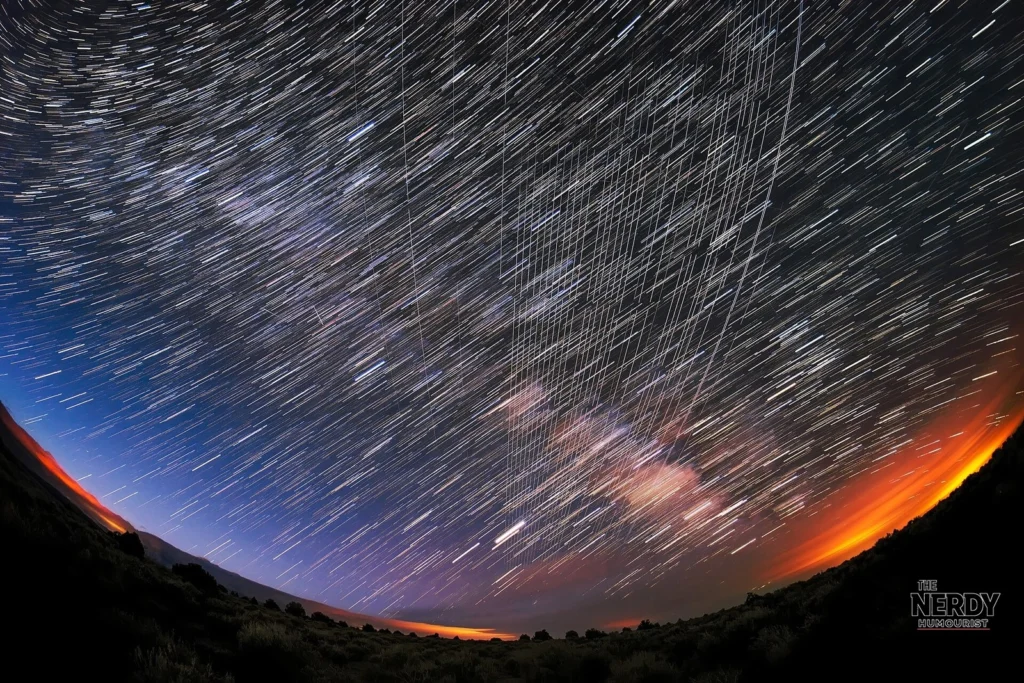 Starlink satellites pass overhead — Starlink is the financial engine behind SpaceX Q3 earnings