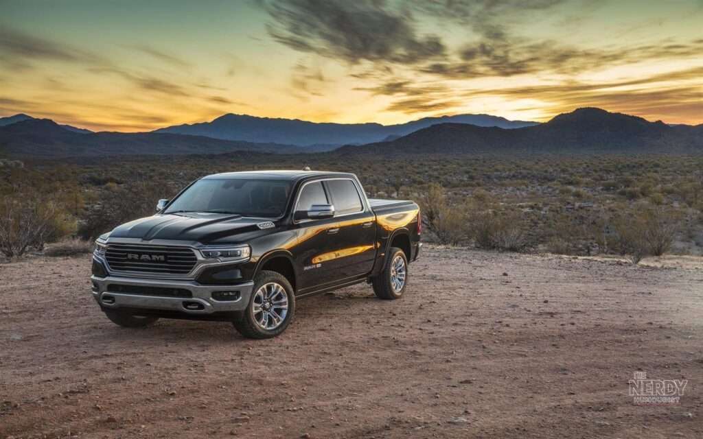 A Ram 1500 pickup photographed from the rear, now Stellantis's most important brand after the Stellantis Q3 sales 2026 results