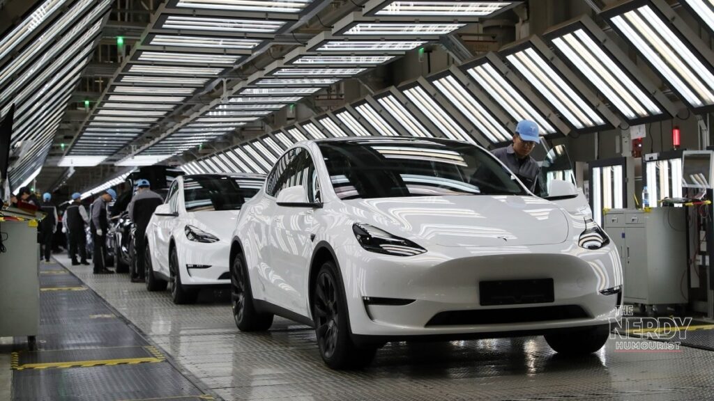 Tesla Model Y on the road — Tesla Q3 deliveries 2026 were powered by Model 3 and Model Y, which made up 98% of deliveries