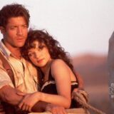 Brendan Fraser and Rachel Weisz as Rick and Evie O'Connell in The Mummy, the 1999 original