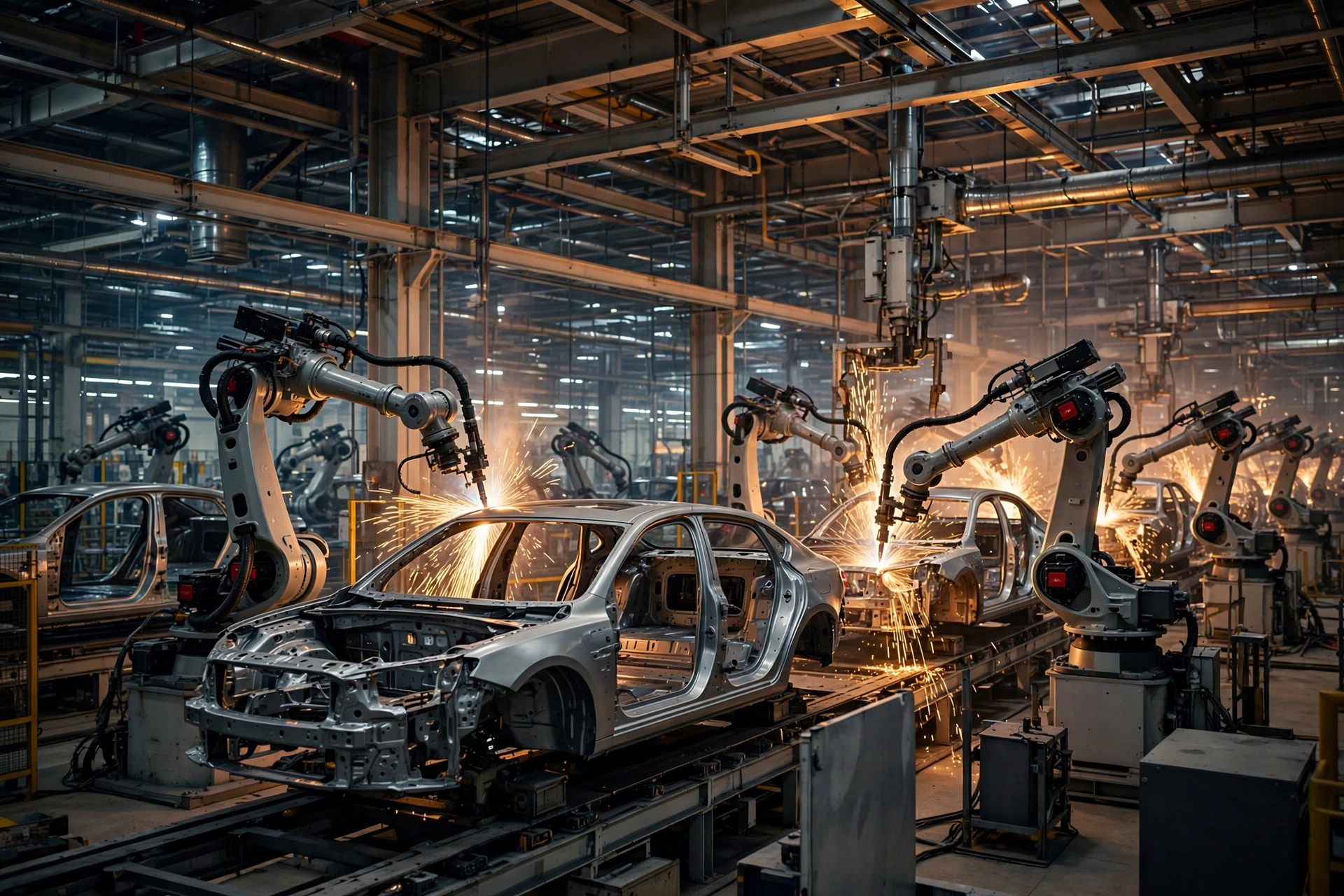 Car factory assembly line building vehicles as Toyota US sales September 2026 hit records