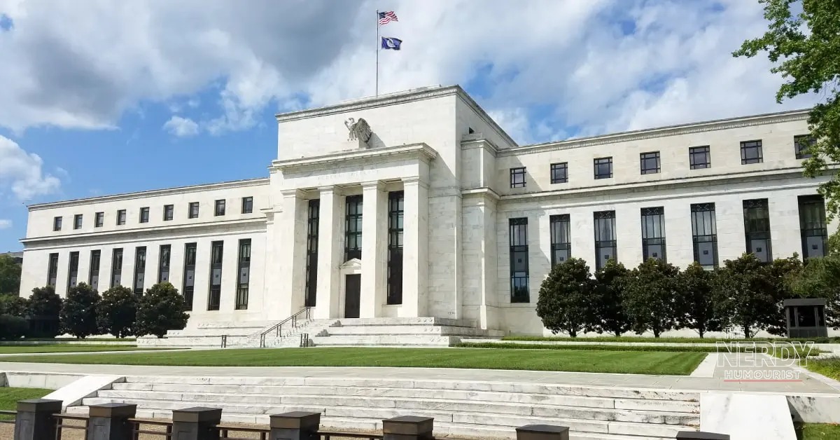 Federal Reserve headquarters in Washington DC ahead of the September CPI inflation report