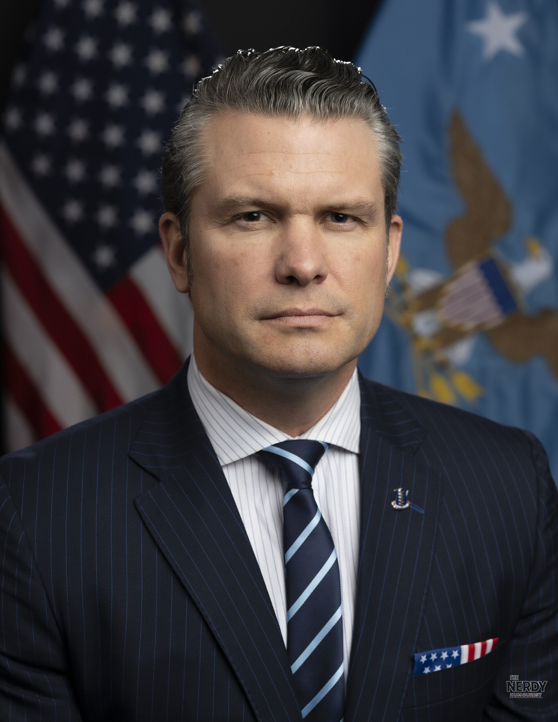 Defense Secretary Pete Hegseth, who presented the USS Abraham Lincoln Presidential Unit Citation