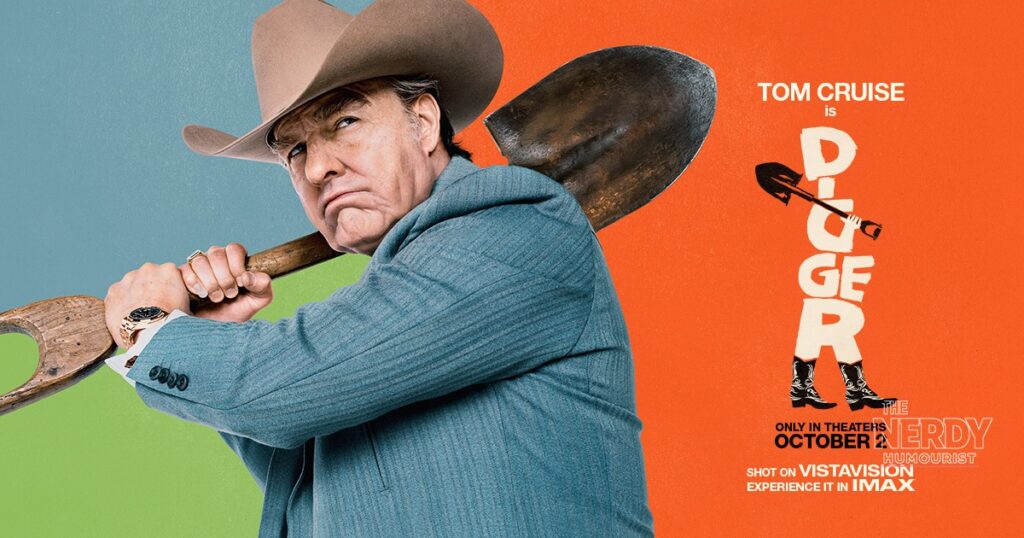 Tom Cruise as Digger in official key art for the film, which opened to an estimated $8M in the box office weekend results