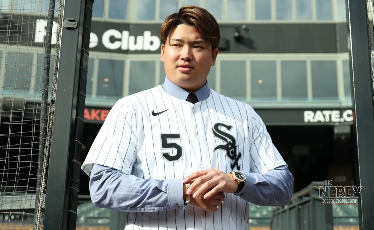 Munetaka Murakami of the Chicago White Sox in uniform during the White Sox Guardians ALDS Game 1 win