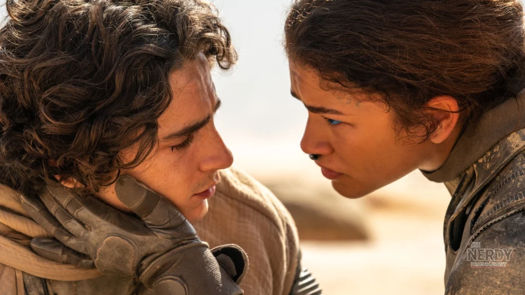 Paul Atreides and Chani in Dune: Part Two — Dune Part Three BFI IMAX presale record