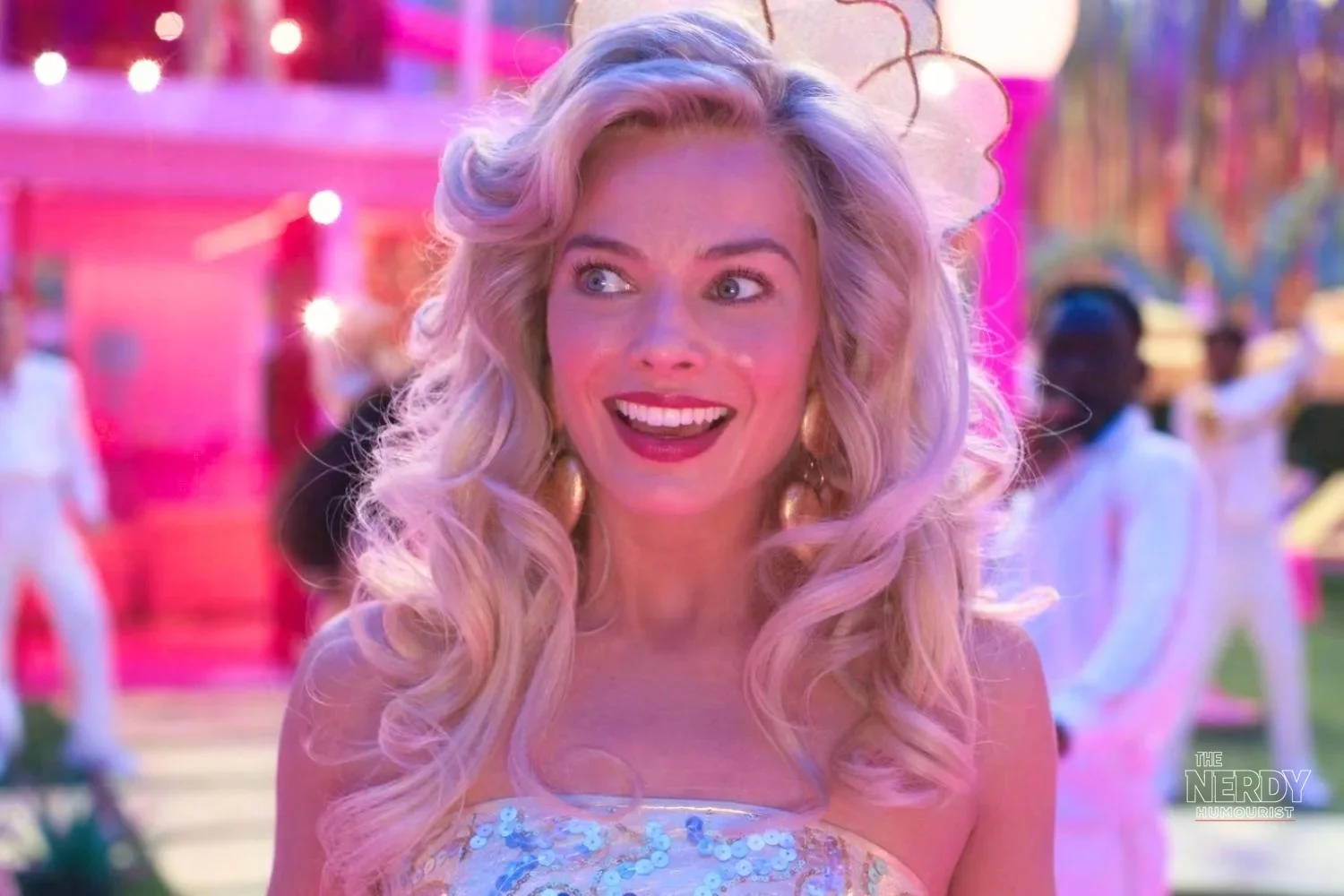Margot Robbie in Barbie, whose trailer record Narnia just beat