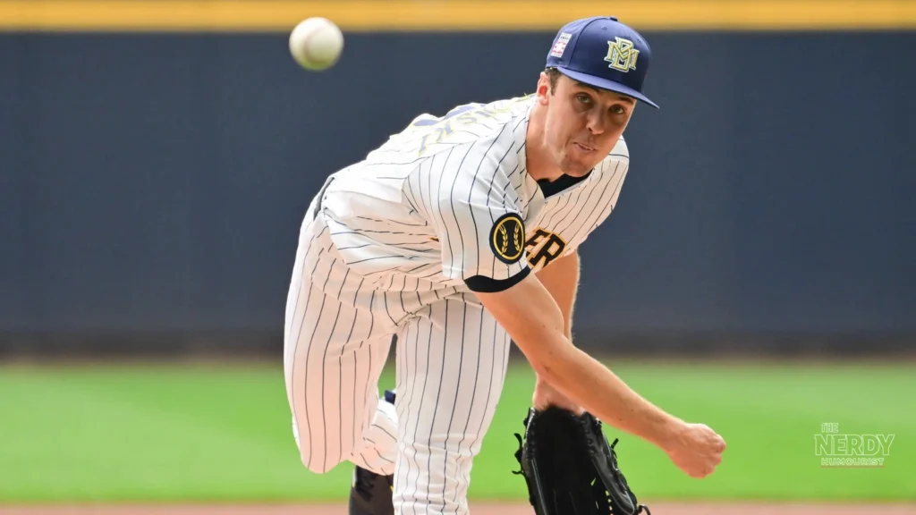 World Series 2026: Jacob Misiorowski pitches for the Milwaukee Brewers