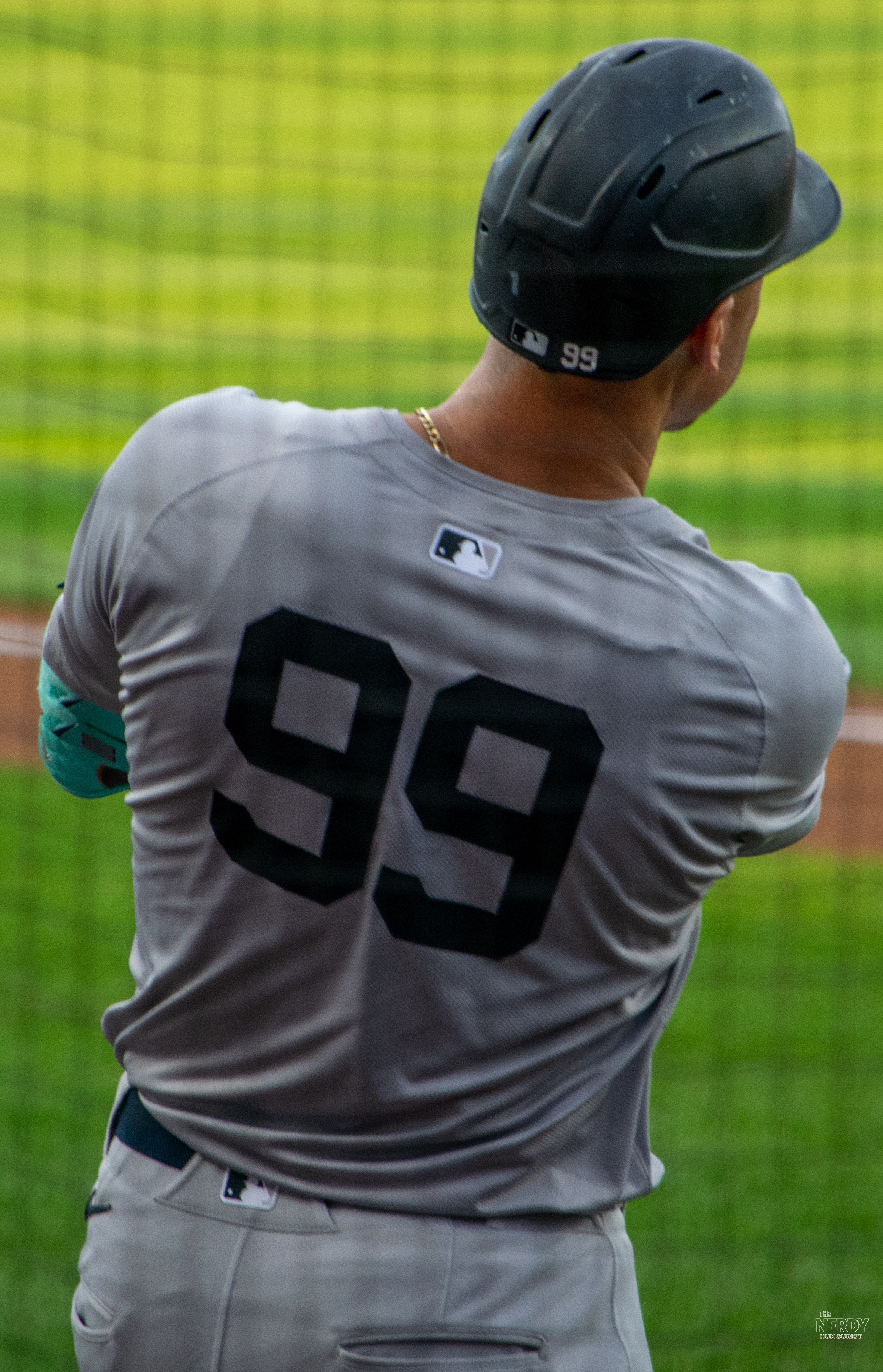 Aaron Judge with the Yankees as the Yankees sweep Red Sox 2026 playoff run continues