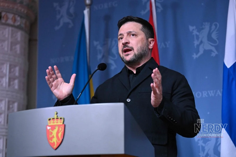 Volodymyr Zelensky in Oslo after Zelensky Trump talks hailed 'very productive'